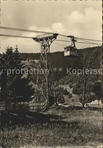 Seilbahn Oberwiesenthal Erzgebirge  Kat. Bahnen