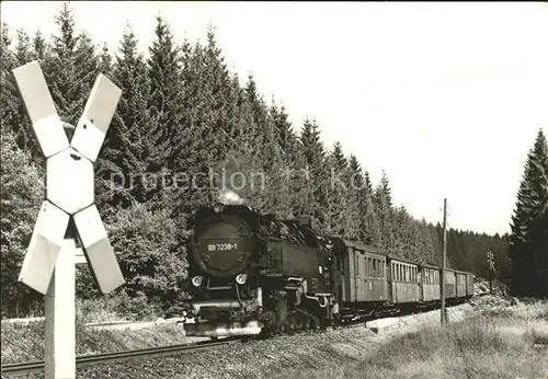Lokomotive 99 7238 1 Harzquerbahn  Kat. Eisenbahn