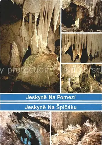 Hoehlen Caves Grottes Jeskyne Na Pomezi Jeskyne Na Spicaku Kat. Berge