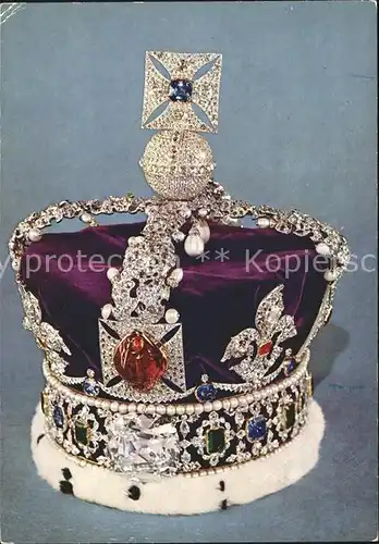 Krone Koenigshaeuser Reichskrone Georg VI.  Kat. Koenigshaeuser
