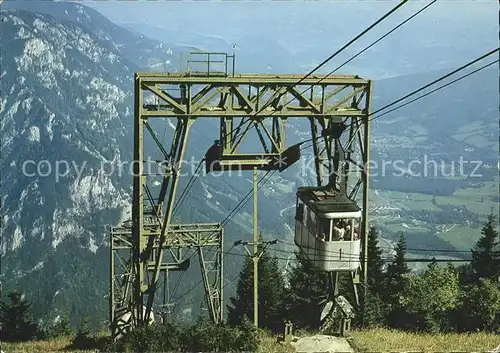 Seilbahn Rax Reichenauer Tal  Kat. Bahnen