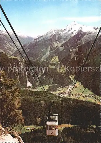 Seilbahn Penkenbahn Mayrhofen Ahornspitze Zillertal Kat. Bahnen