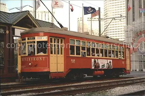 Strassenbahn Riverfront Streetcar New Orleans  Kat. Strassenbahn