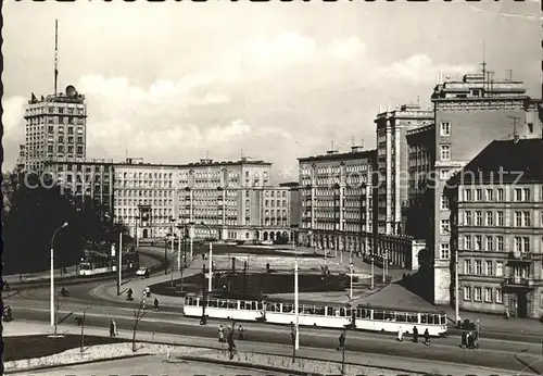 Strassenbahn Leipzig Ringbauten Rossplatz Kat. Strassenbahn