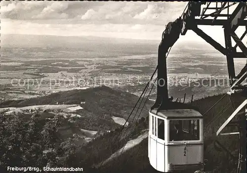 Seilbahn Schauinsland Freiburg im Breisgau Kat. Bahnen