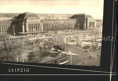 Strassenbahn Leipzig Hauptbahnhof Kat. Strassenbahn