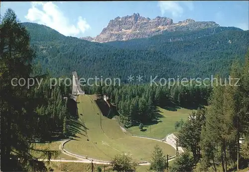 Ski Flugschanze Dolomiti Cortina Trampolino Olimpico Italia  Kat. Sport