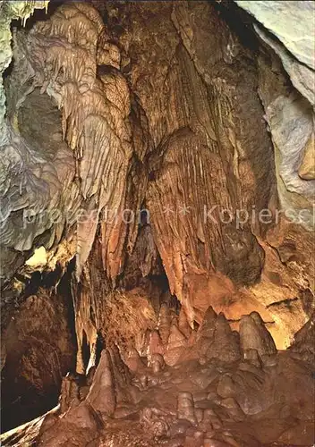 Hoehlen Caves Grottes Teufelshoehle Pottenstein Barbarossabart Kat. Berge