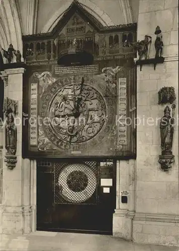 Uhren Astronomische Dom Uhr Muenster Westfalen Kat. Technik