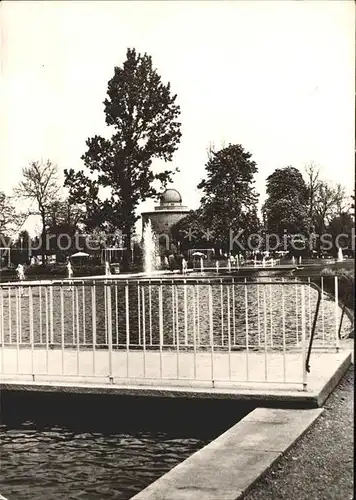 Gartenbauaustellung Sozialistische Staaten 1961 Erfurt Sternwarte  Kat. Expositions