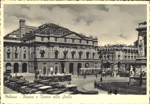 Strassenbahn Milano Piazza e Teatro alla Scala Kat. Strassenbahn