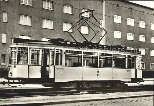 Strassenbahn Tw 61 Hechtwagen Niesky Sachsenwerk  Kat. Strassenbahn