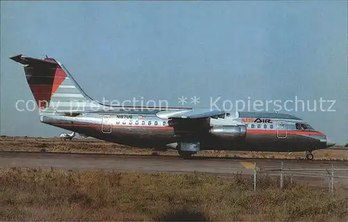 Flugzeuge Zivil USAir British Aerospace BAe 146 200 N167US c n E2025 Kat. Airplanes Avions