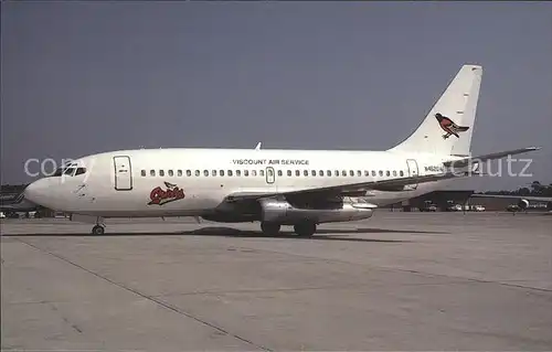 Flugzeuge Zivil Viscount Air Service Boeing B 737 247 N4520W MSN 19617 Kat. Airplanes Avions