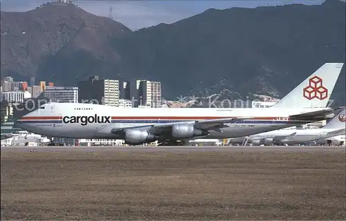 Flugzeuge Zivil Cargolux Boeing 747 200 C  Kat. Airplanes Avions