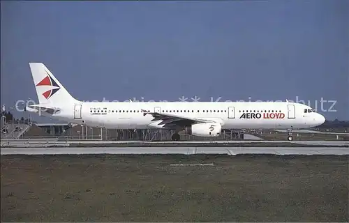 Flugzeuge Zivil Aero Lloyd Airbus A321 200 D ALAG Kat. Airplanes Avions