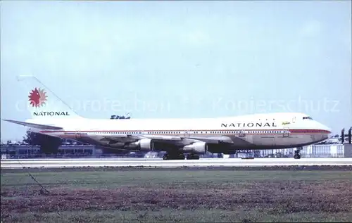 Flugzeuge Zivil National Airlines Boeing 747 Kat. Airplanes Avions