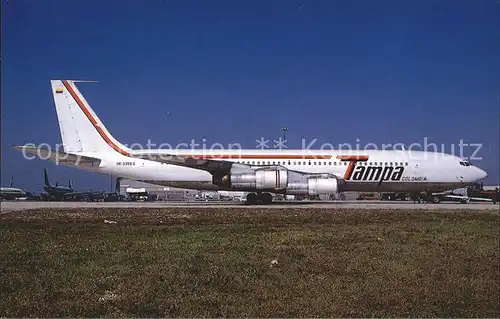 Flugzeuge Zivil Tampa Colombia Boeing 707 324C c n 18886 HK 3355 X  Kat. Airplanes Avions