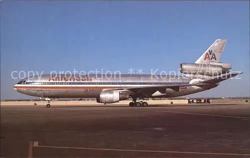 Flugzeuge Zivil American Airlines McDonnell Douglas DC 10 10 Kat. Airplanes Avions