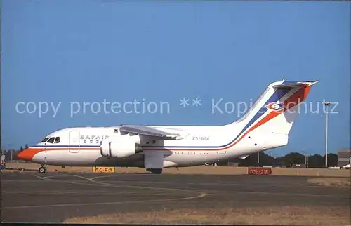 Flugzeuge Zivil Safair Freighters British Aerospace 146 100 ZS NCA cn E.1002 Kat. Airplanes Avions