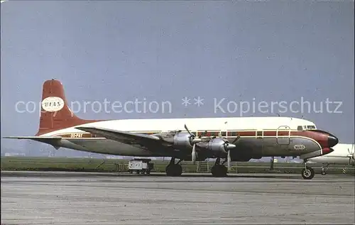 Flugzeuge Zivil British Island Airways Douglas DC 6 Kat. Airplanes Avions