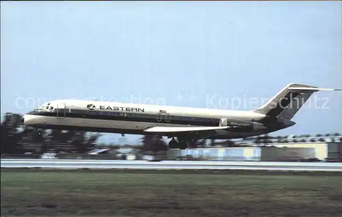 Flugzeuge Zivil Eastern Airlines Douglas DC9 Kat. Airplanes Avions