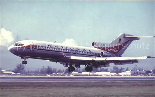 Flugzeuge Zivil National Airlines Boeing 727 Kat. Airplanes Avions