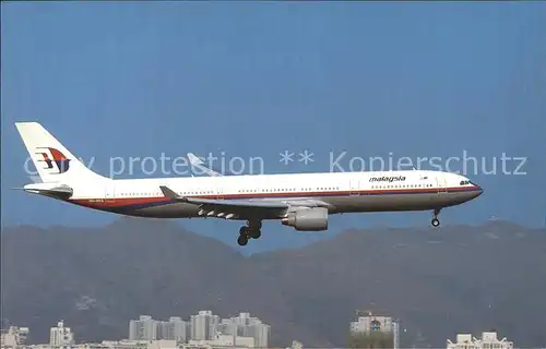 Flugzeuge Zivil Malaysia Airlines A330 322 9M MKG Kat. Airplanes Avions