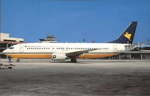 Flugzeuge Zivil Myanmar Airways International Boeing 737 4H6 9M MMY Kat. Airplanes Avions