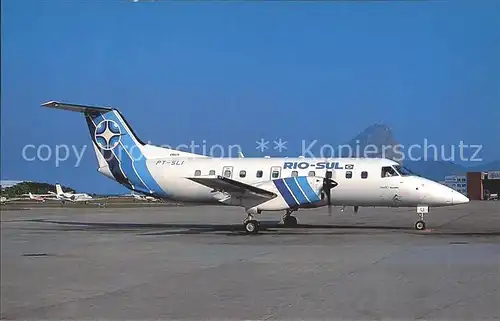 Flugzeuge Zivil Rio Sul Embraer 120RT Brasilia PT SLI  Kat. Airplanes Avions