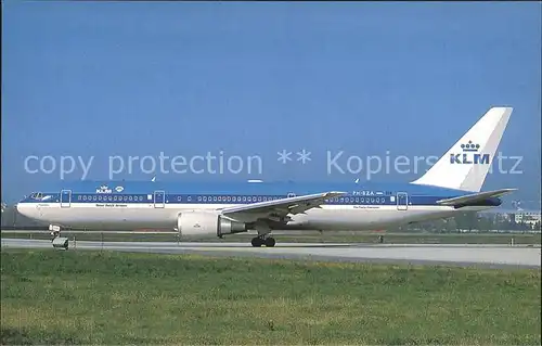 Flugzeuge Zivil KLM Royal Dutch Airlines Boeing 767 306 PH BZA  Kat. Airplanes Avions