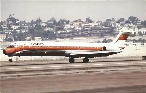 Flugzeuge Zivil USAir MD 80 Kat. Airplanes Avions