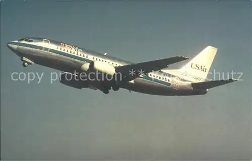 Flugzeuge Zivil USAir B 737 300 Kat. Airplanes Avions