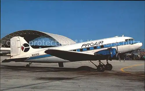 Flugzeuge Zivil Pro Air Services Douglas DC 3B N14931 c n 2118 Kat. Airplanes Avions