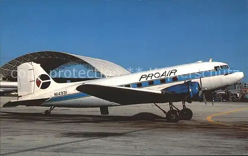 Flugzeuge Zivil Pro Air Services Douglas DC 3B N14931 c n 2118 Kat. Airplanes Avions