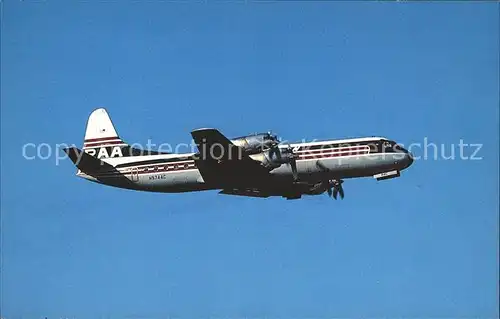 Flugzeuge Zivil Reeve Aleutian Airways Lockheed L 188PF Eoeectra N9744C c n 1140 Kat. Airplanes Avions