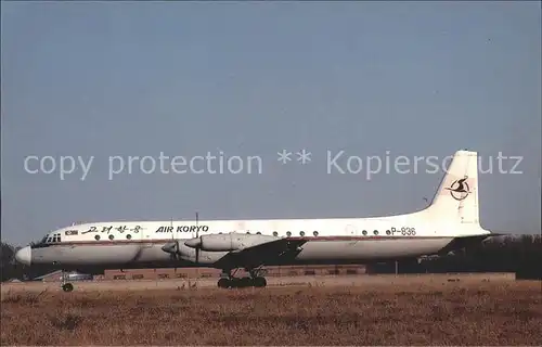 Flugzeuge Zivil Air Koryo Iljuschin IL 18 P 836 Kat. Airplanes Avions