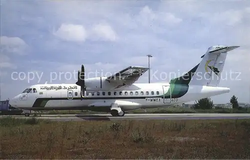 Flugzeuge Zivil F WWEA ATR42  Kat. Airplanes Avions