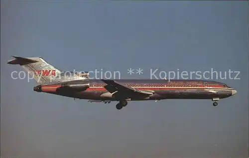 Flugzeuge Zivil Trans World TWA Boeing 727 231 Advanced  Kat. Airplanes Avions