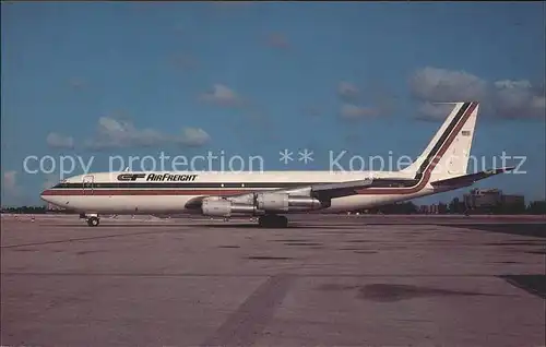Flugzeuge Zivil CF Air Freight Boeing 707 321C Kat. Airplanes Avions