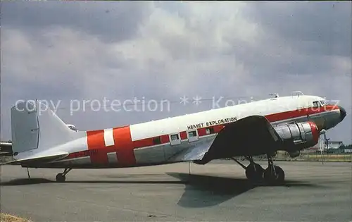 Flugzeuge Zivil Hemet Exploration Douglas DC 3C F ODQL c n 32935 Kat. Airplanes Avions