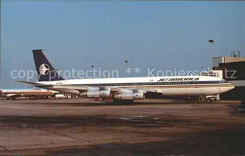 Flugzeuge Zivil Jet America Boeing 707 327C Kat. Airplanes Avions
