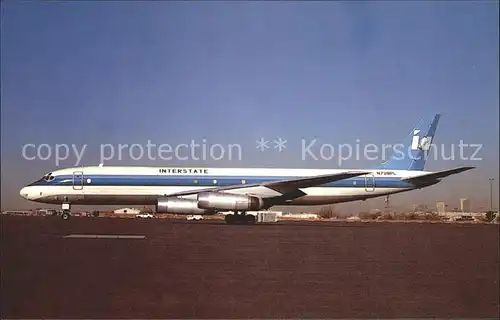 Flugzeuge Zivil Interstate McD Douglas DC 8 62 N728PL c n 45918 Kat. Airplanes Avions