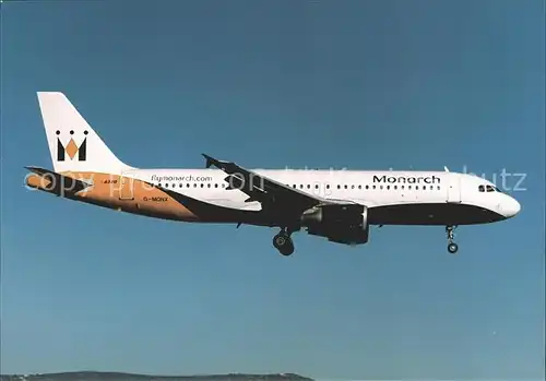 Flugzeuge Zivil Monarch A320 200 G MONX  Kat. Airplanes Avions