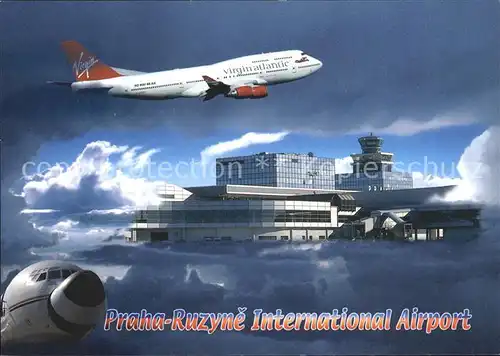 Flugzeuge Zivil Praha Ruzyne International Airport  Kat. Airplanes Avions