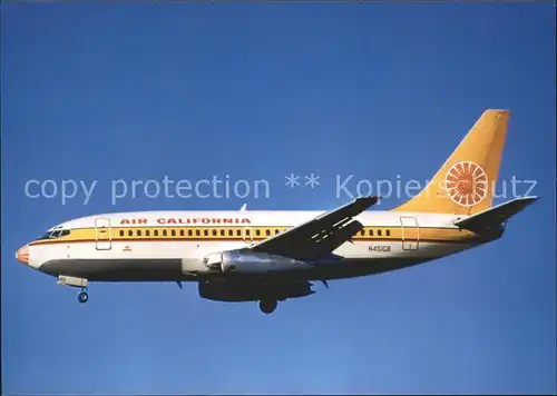 Flugzeuge Zivil Air California Boeing B 737 293 N461GB c n 19306 13 Kat. Airplanes Avions