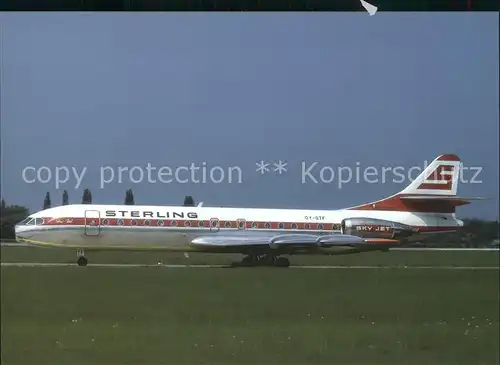 Flugzeuge Zivil Sterling Caravelle 10B3 OY STF Cn 257 Kat. Airplanes Avions