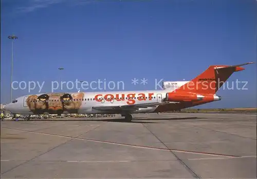 Flugzeuge Zivil Cougar 727 200 G OPMN  Kat. Airplanes Avions