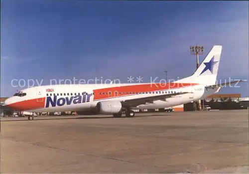 Flugzeuge Zivil Novair 737 300 G BOPJ  Kat. Airplanes Avions