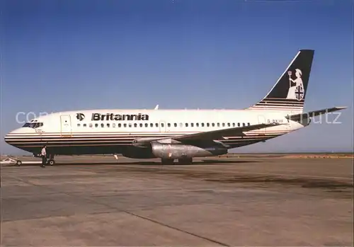 Flugzeuge Zivil Britannia 737 200 G BKHF  Kat. Airplanes Avions